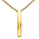 Colar Corrente Com Pingente Espiral Ouro 18k Aço Inoxidável 60cm Colar Corrente Com Pingente Espiral Ouro 18k Aço Inoxidável 60cm