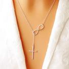 Colar Corrente Crucifixo Pingente Cruz Jesus Religioso Jóia -