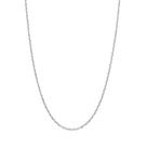 Colar corrente de prata 925 fina unissex rommanel elo cadeado 50 cm 830049