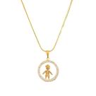 Colar Corrente Dourada Filho Mãe Folheada 18k Duplo Verniz Colar Corrente Dourada Filho Mãe Folheada 18k Duplo Verniz