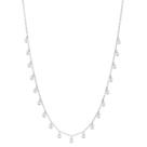 Colar Corrente Feminina Choker Pedra Zircônia De Prata 925 Colar Corrente Feminina Choker Pedra Zircônia De Prata 925