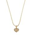 Colar Corrente Feminina Pingente Amor Coração Branco Letra Inicial C Personalizada Banhado a Ouro 18k.