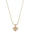 Colar Corrente Feminina Pingente Amor Coração Branco Letra Inicial K Personalizada Banhado a Ouro 18k.
