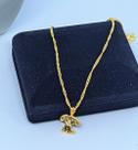 Colar Corrente Feminino Adulto e Infantil Pingente Animal de Estimação Pet Cachorro Dog Cat Gato Folheado Ouro Dourado