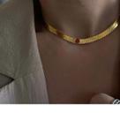 Colar Corrente Gargantilha Fita Choker Dourada Com Pedra Colar Corrente Gargantilha Fita Choker Dourada Com Pedra