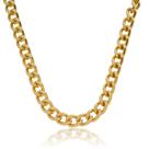 Colar Corrente Grossa Banhado A Ouro