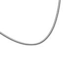Colar Corrente Modelo Rabo De Rato Grosso Masculina Unissex Aço Inox 316L Prateado 60 cm