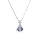 Colar Corrente Nossa Senhora Aparecida Pedras Folheada 925 Colar Corrente Nossa Senhora Aparecida Pedras Folheada 925