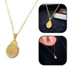 Colar Corrente Nossa Senhora das Graças Metal Dourado Colar Corrente Nossa Senhora das Graças Metal Dourado