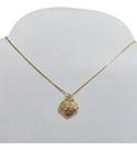 Colar Corrente Pedra Zirconia Coração De Jesus Presente Mãe Colar Corrente Pedra Zirconia Coração De Jesus Presente Mãe