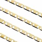 Colar Corrente Piastrine Feminina 45cm Ouro 18k Colar Corrente Piastrine Feminina 45cm Ouro 18k