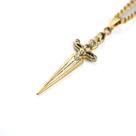 Colar Corrente Pingente Espada 4,6 cm Dourada Colar Corrente Pingente Espada 4,6 cm Dourada