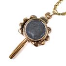Colar Corrente Pingente Oxum Abebe 5,3 cm Dourado
