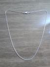 Colar Corrente Prata Italiana Maciça 925 Rabo Rato 40 Cm