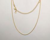 Colar Corrente Roliça Diamantada Banhado em Ouro 18K Colar Corrente Roliça Diamantada Banhado em Ouro 18K