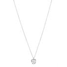Colar Corrente Veneziana 60cm Feminina Ponto De Luz Coração Prata 925