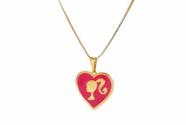 Colar Corrente Veneziana Barbie Folheado Ouro 18k Antialérgico
