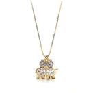 Colar Corrente Veneziana com Pingente 2 Meninos Folheado a Ouro 18K Colar Corrente Veneziana com Pingente 2 Meninos Folheado a Ouro 18K