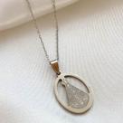 Colar Correntinha Aço Inox 45cm com Medalha Nossa Senhora