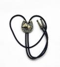 Colar Country Gravata Baladeiros Cavalo Ouro Velho Escovado C/Strass