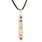 Colar Cristais dos 7 Chakras 48mm Energia - Cordão - Sunshine Cristais