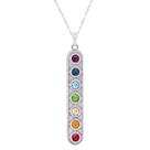 Colar Cristais dos 7 Chakras 48mm Energia - Sunshine Cristais