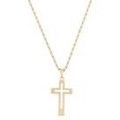 Colar Crucifixo Folheado Colar Crucifixo Folheado