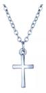 Colar Crucifixo Pequeno Aço Inoxidável Pingente Alpaca Fecho Lagosta 42cm 1.2x1.5cm 3g Colar Crucifixo Pequeno Aço Inoxidável Pingente Alpaca Fecho Lagosta 42cm 1.2x1.5cm 3g