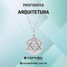 Colar de Aço Profissão Arquitetura 50cm