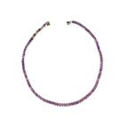 Colar de Ametista com Mini Esferas em Tons de Roxo Vibrante