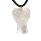 Colar De Anjo Dourado Pedra Semi Transparente Em Dourado Colar De Anjo Dourado Pedra Semi Transparente Em Dourado