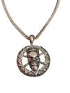 Colar de Caveira Viking e Símbolos Tribais em Aço Inoxidável - Acessório Estiloso