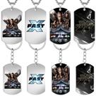 Colar de chaveiro Fast X Titanium Steel Fast and Furious 1