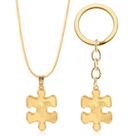 Colar de chaveiro Identity V Puzzle Alloy para fãs