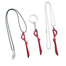 Colar de chaveiro Kill la Kill Scissor Blade para fãs de cosplay Colar de chaveiro Kill la Kill Scissor Blade para fãs de cosplay