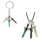Colar de chaveiros Sword Art Online Kirito & Alice Sword