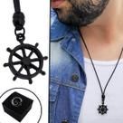 Colar de Couro Ajustável Tradicional Timão All Black
