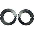 Colar de eixo AZSSMUK Bore 2-3/8" em aço carbono com divisão dupla