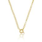 Colar de Elos Redondos Banhado a Ouro 18K