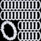 Colar de flores LED Leis Light Up Wedding Hawaiian Leis x24