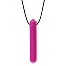 Colar de gemas mastigáveis Chew Jewelry ARK's Krypto-Bite Magenta