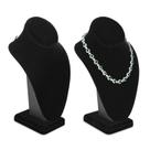 Colar de joias Display Bust MOOCA Black Velvet, 2 unidades