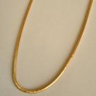 Colar de Malha Snake Dourado