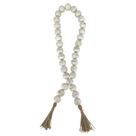 Colar de Mesa com Franjas Branco 75cm - Decorafast Plus