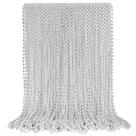 Colar de miçangas de Mardi Gras SHAOQINLIN Silver 100 unidades Colar de miçangas de Mardi Gras SHAOQINLIN Silver 100 unidades