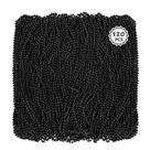 Colar de miçangas Huskein 120 Accessories Mardi Gras 84 cm preto