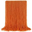 Colar de miçangas SHAOQINLIN Orange Mardi Gras 100 unidades para festa Colar de miçangas SHAOQINLIN Orange Mardi Gras 100 unidades para festa