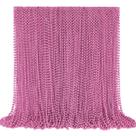 Colar de miçangas YAXINRUI Pink Mardi Gras 33 polegadas 144 unidades