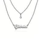 Colar De Nome Glória Feminino Gargantilha dourada prateada prata dourado aço inox não escurece Colar De Nome Glória Feminino Gargantilha dourada prateada prata dourado aço inox não escurece