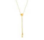 Colar de ouro 18 k Gravata Coração